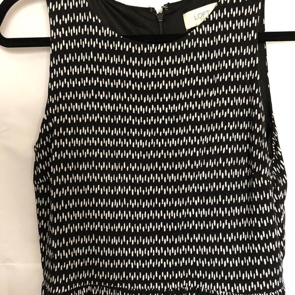 Loft Outlet patterned A-line swing dress - Picture 4 of 4